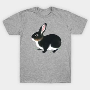 Japanese Rabbit Mini Rex Bunny Wanderlusting in the Nature T-Shirt